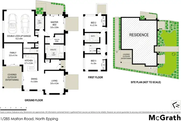 Floorplan of Homely villa listing, 1/285 Malton Road, North Epping NSW 2121