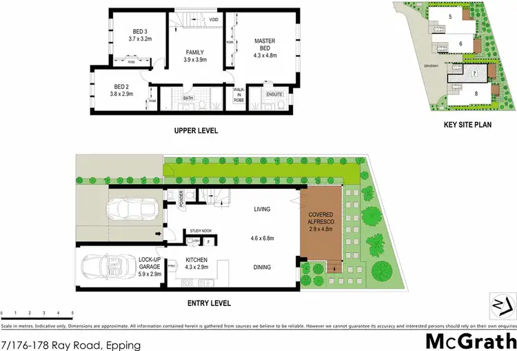 Floorplan of Homely townhouse listing, 7/176 Ray Road, Epping NSW 2121