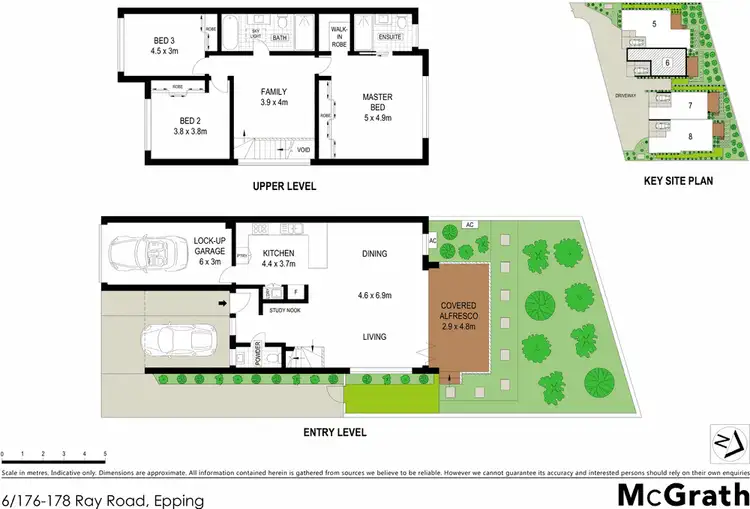 Floorplan of Homely townhouse listing, 6/176 Ray Road, Epping NSW 2121