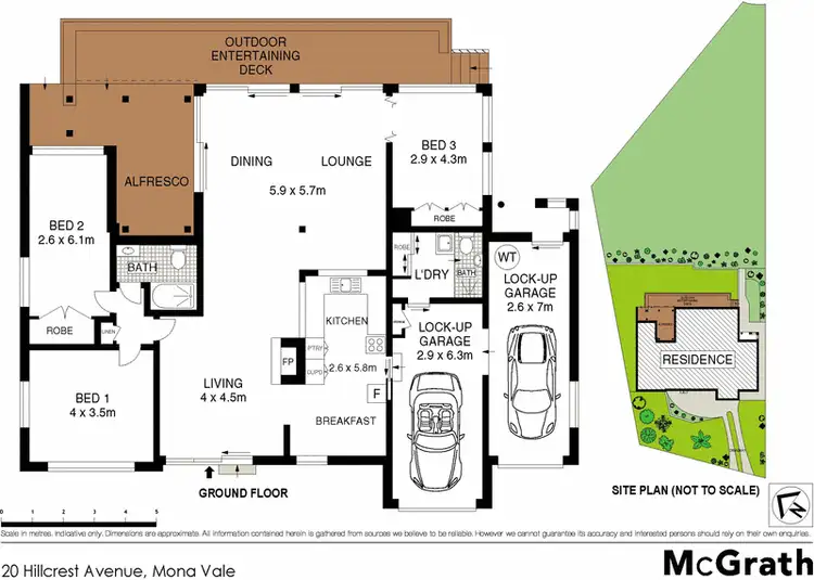 Floorplan of Homely house listing, 20 Hillcrest Avenue, Mona Vale NSW 2103