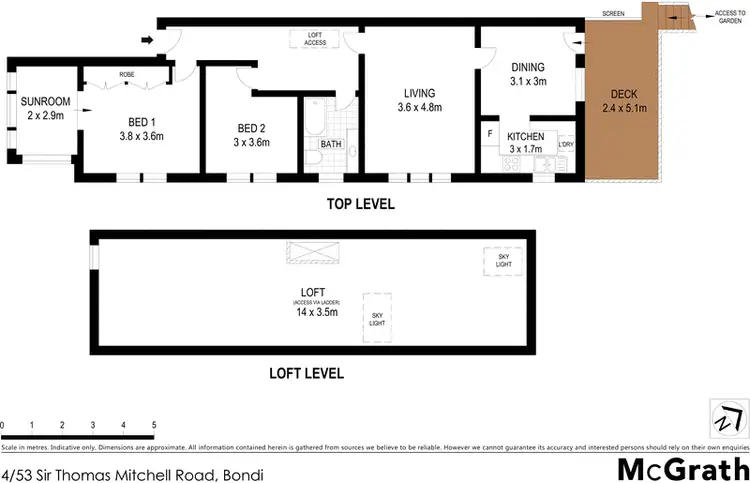 Floorplan of Homely apartment listing, 4/53 Sir Thomas Mitchell Road, Bondi NSW 2026