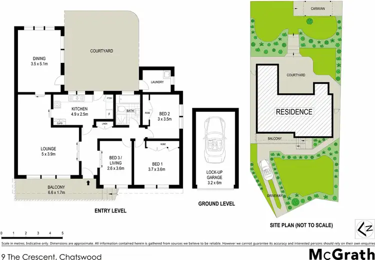 Floorplan of Homely house listing, 9 The Crescent, Chatswood NSW 2067
