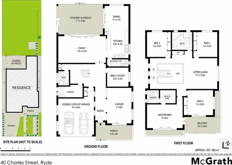 Floorplan of Homely house listing, 40 Charles Street, Ryde NSW 2112