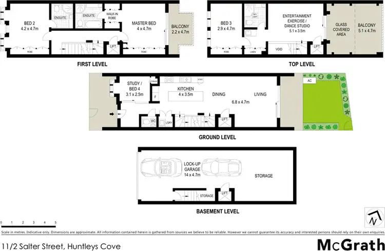 Floorplan of Homely townhouse listing, 11/2 Salter Street, Huntleys Cove NSW 2111