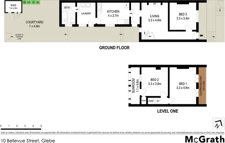 Floorplan of Homely house listing, 10 Bellevue Street, Glebe NSW 2037