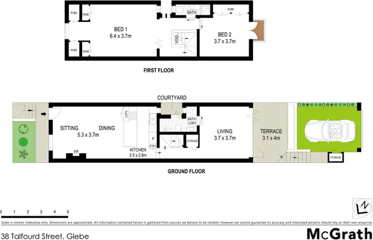 Floorplan of Homely house listing, 38 Talfourd Street, Glebe NSW 2037