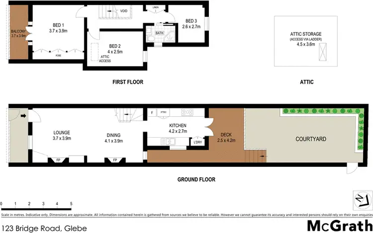 Floorplan of Homely house listing, 123 Bridge Road, Glebe NSW 2037