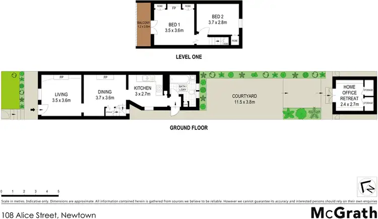 Floorplan of Homely house listing, 108 Alice Street, Newtown NSW 2042