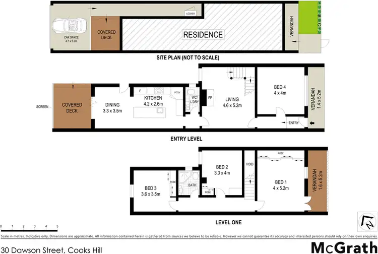 Floorplan of Homely house listing, 30 Dawson Street, Cooks Hill NSW 2300