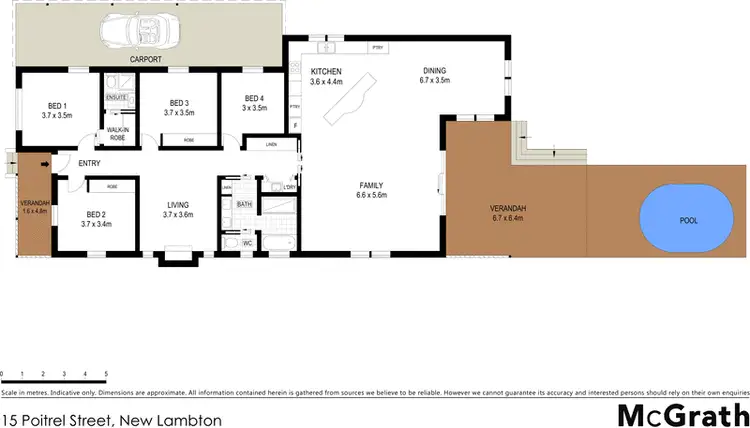 Floorplan of Homely house listing, 15 Poitrel Street, New Lambton NSW 2305