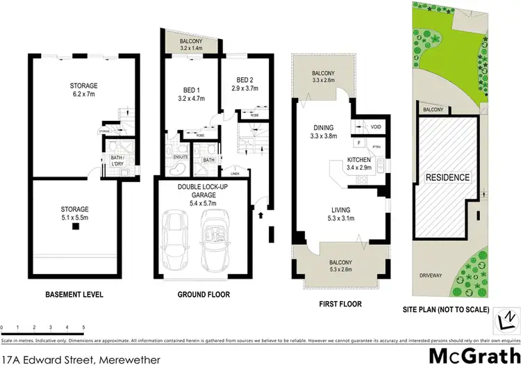 Floorplan of Homely townhouse listing, 17A Edward Street, Merewether NSW 2291