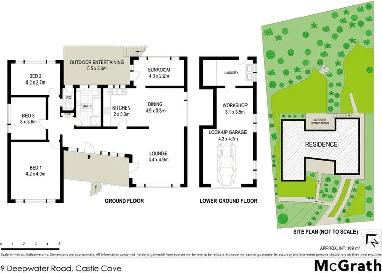Floorplan of Homely house listing, 9 Deepwater Road, Castle Cove NSW 2069
