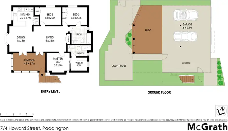 Floorplan of Homely townhouse listing, 33 Bayswater Street, Paddington QLD 4064