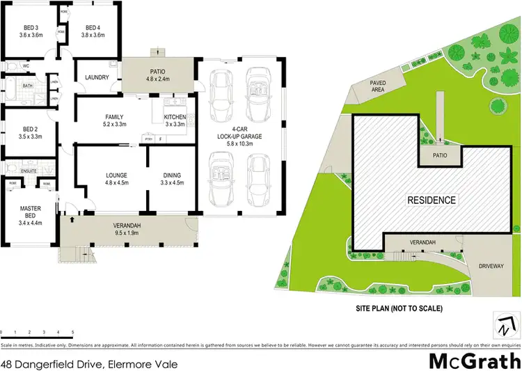 Floorplan of Homely house listing, 48 Dangerfield Drive, Elermore Vale NSW 2287