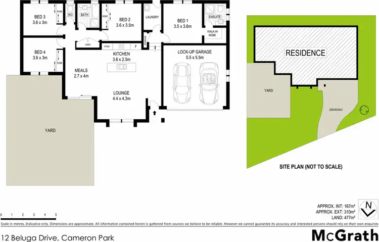 Floorplan of Homely house listing, 12 Beluga Drive, Cameron Park NSW 2285