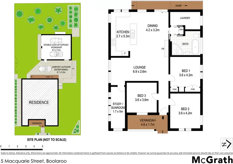 Floorplan of Homely house listing, 5 Macquarie Street, Boolaroo NSW 2284