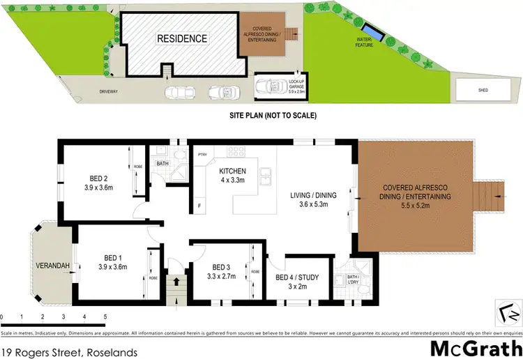 Floorplan of Homely house listing, 19 Rogers Street, Roselands NSW 2196