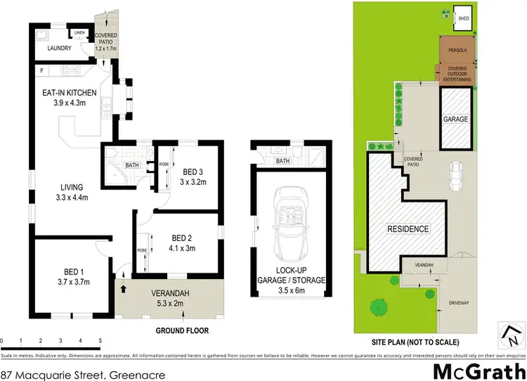 Floorplan of Homely house listing, 87 Macquarie Street, Greenacre NSW 2190