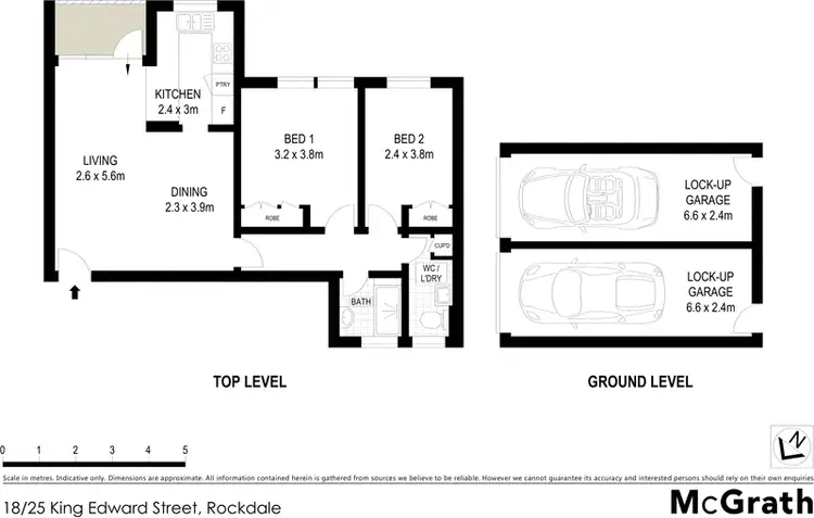Floorplan of Homely apartment listing, 18/25 King Edward Street, Rockdale NSW 2216