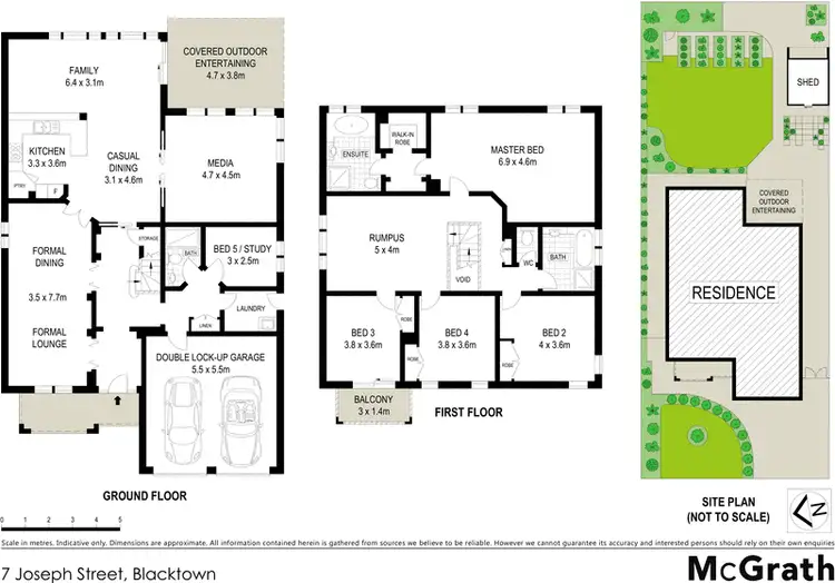 Floorplan of Homely house listing, 7 Joseph Street, Blacktown NSW 2148