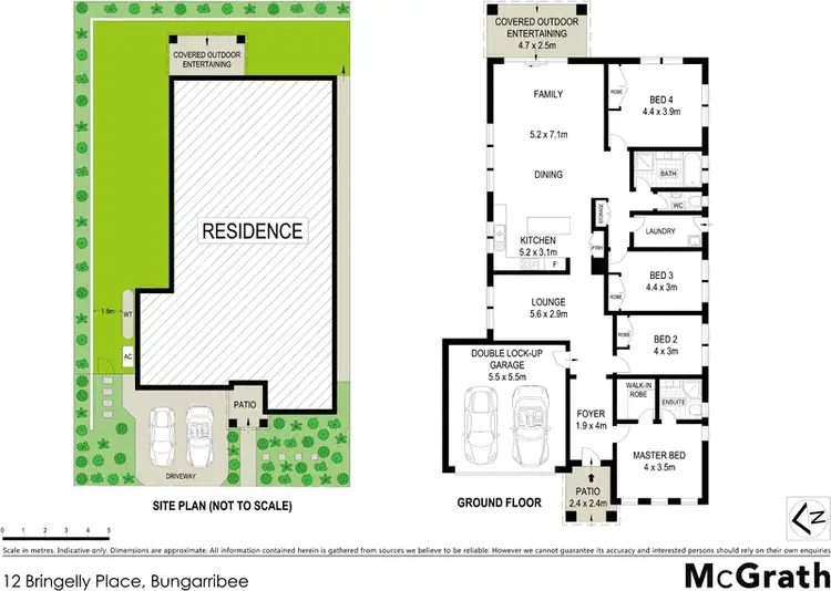 Floorplan of Homely house listing, 12 Bringelly Place, Bungarribee NSW 2767