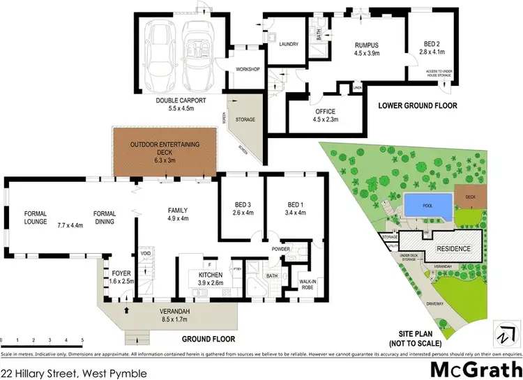 Floorplan of Homely house listing, 22 Hillary Street, West Pymble NSW 2073