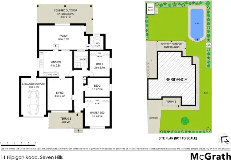 Floorplan of Homely house listing, 11 Nipigon Road, Seven Hills NSW 2147