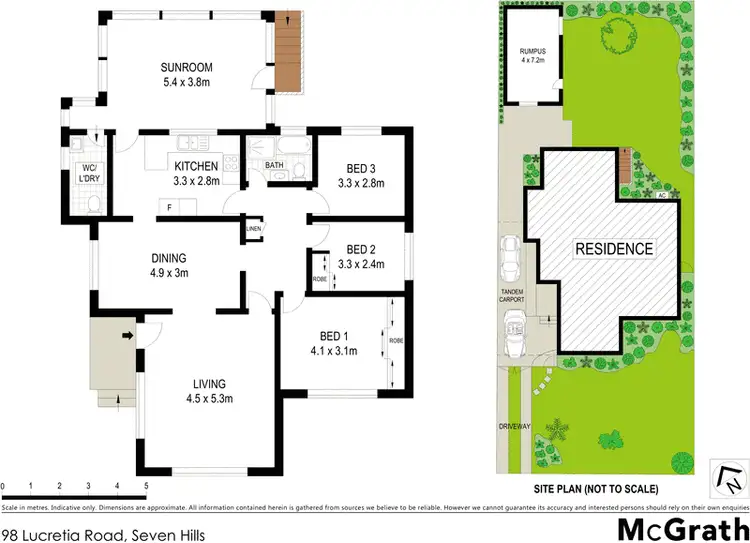 Floorplan of Homely house listing, 98 Lucretia Road, Seven Hills NSW 2147