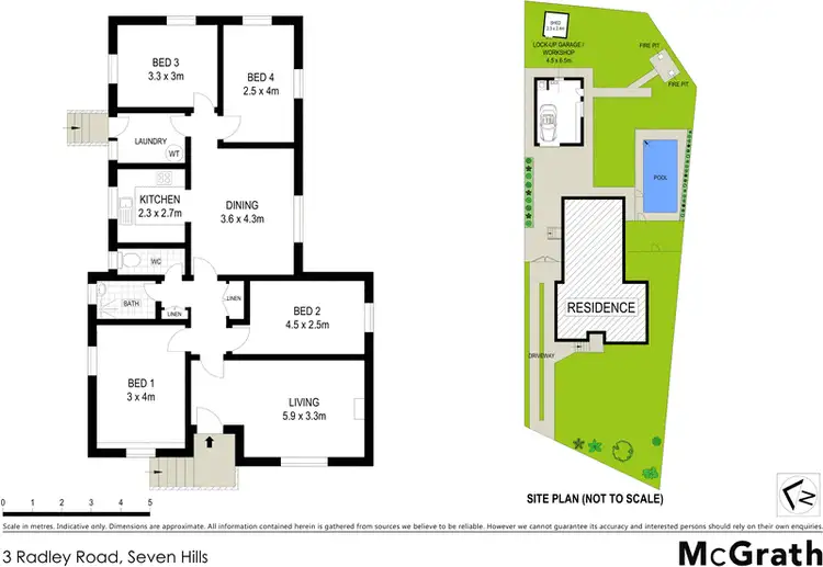 Floorplan of Homely house listing, 3 Radley Road, Seven Hills NSW 2147