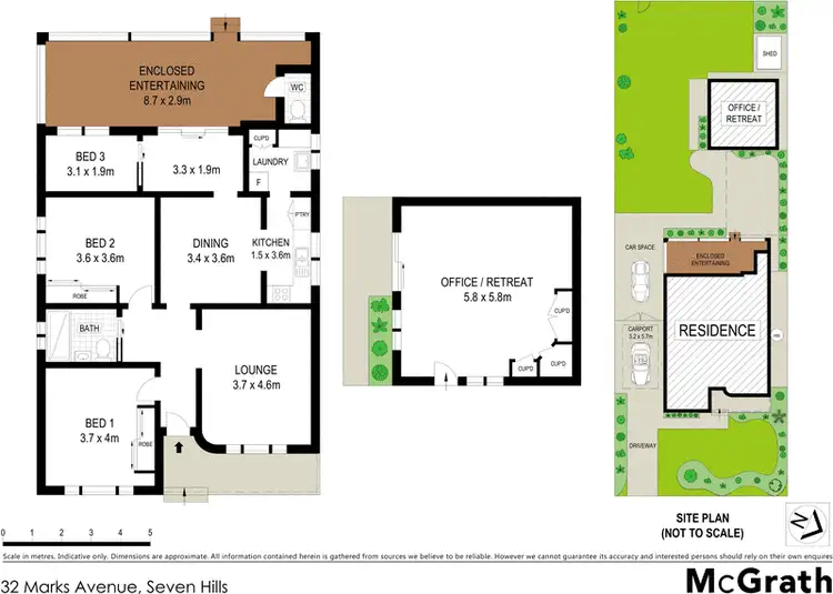 Floorplan of Homely house listing, 32 Marks Avenue, Seven Hills NSW 2147