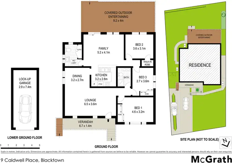 Floorplan of Homely house listing, 9 Caldwell Place, Blacktown NSW 2148