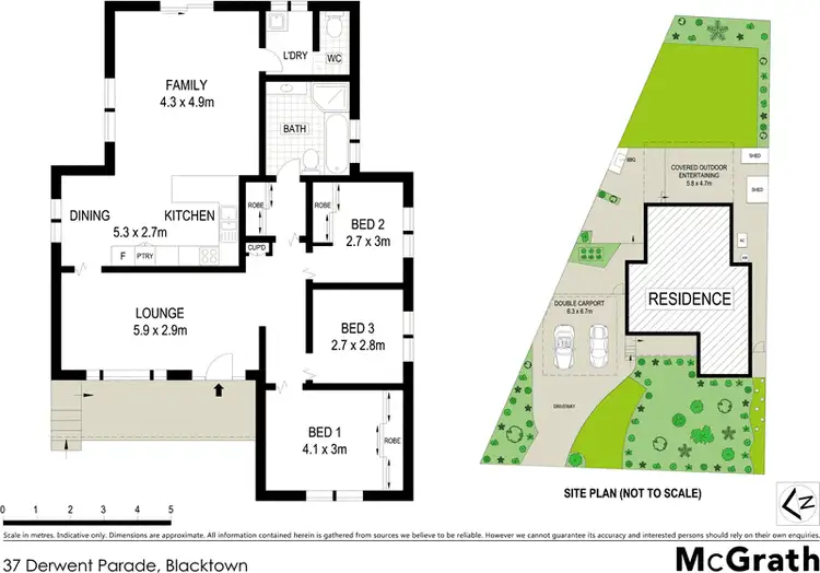 Floorplan of Homely house listing, 37 Derwent Parade, Blacktown NSW 2148