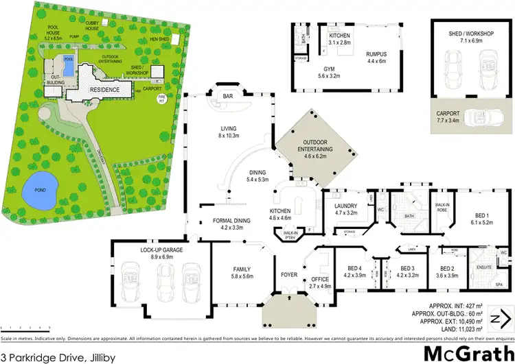 Floorplan of Homely house listing, 3 Parkridge Drive, Jilliby NSW 2259