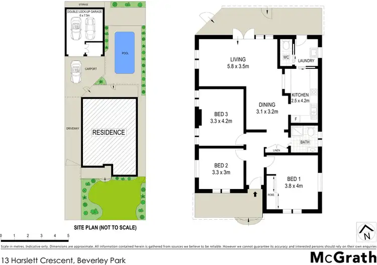 Floorplan of Homely house listing, 13 Harslett Crescent, Beverley Park NSW 2217