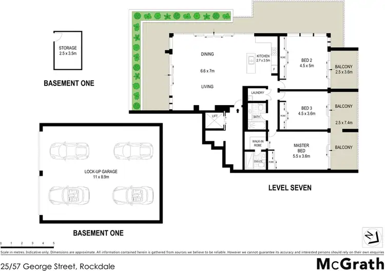 Floorplan of Homely apartment listing, 25/57 George Street, Rockdale NSW 2216