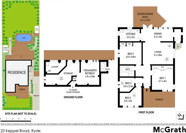 Floorplan of Homely house listing, 23 Keppel Road, Ryde NSW 2112