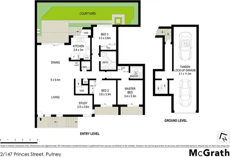Floorplan of Homely villa listing, 2/147 Princes Street, Putney NSW 2112