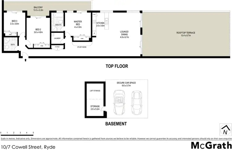 Floorplan of Homely apartment listing, 10/7 Cowell Street, Ryde NSW 2112