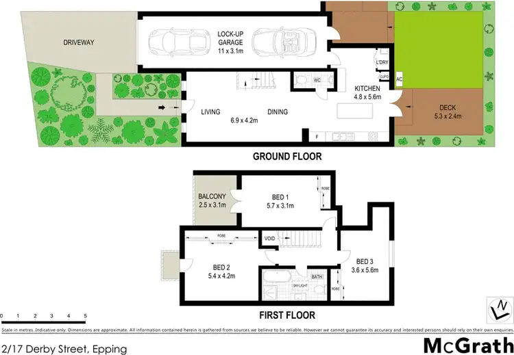 Floorplan of Homely townhouse listing, 2/17 Derby Street, Epping NSW 2121