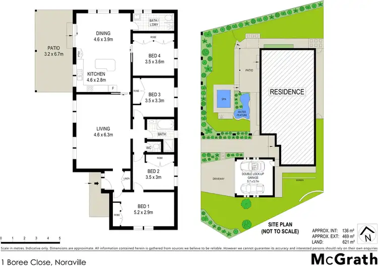 Floorplan of Homely house listing, 1 Boree Close, Noraville NSW 2263