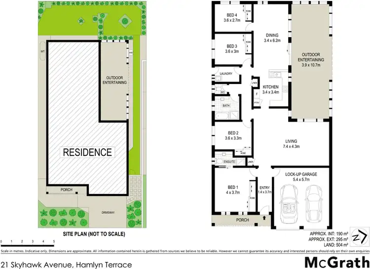 Floorplan of Homely house listing, 21 Skyhawk Avenue, Hamlyn Terrace NSW 2259