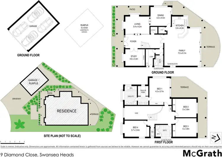Floorplan of Homely house listing, 9 Diamond Close, Swansea Heads NSW 2281