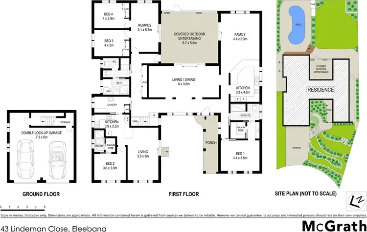 Floorplan of Homely house listing, 43 Lindeman Close, Eleebana NSW 2282
