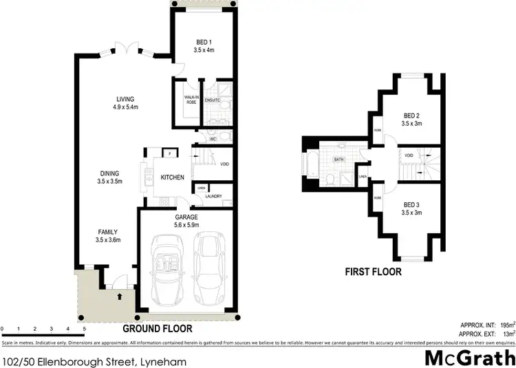 Floorplan of Homely townhouse listing, 102/50 Ellenborough Street, Lyneham ACT 2602