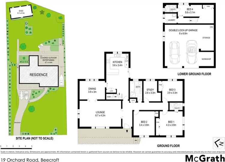 Floorplan of Homely house listing, 19 Orchard Road, Beecroft NSW 2119