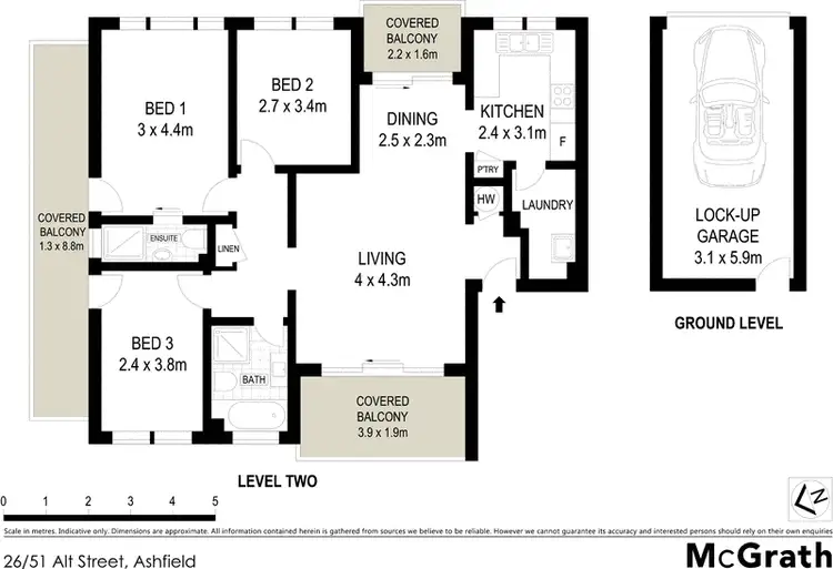 Floorplan of Homely apartment listing, 26/51 Alt Street, Ashfield NSW 2131