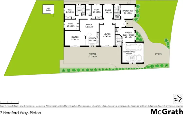 Floorplan of Homely house listing, 7 Hereford Way, Picton NSW 2571