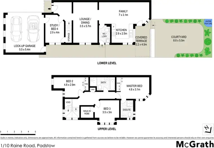 Floorplan of Homely townhouse listing, 1/10 Raine Road, Padstow NSW 2211