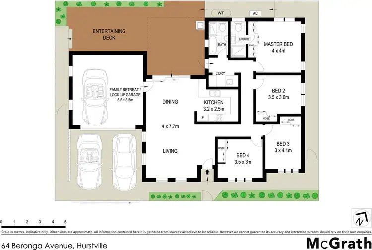 Floorplan of Homely house listing, 64 Beronga Avenue, Hurstville NSW 2220