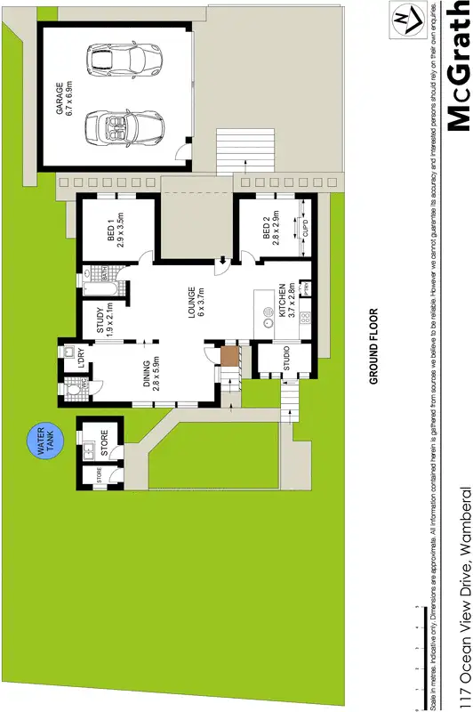 Floorplan of Homely house listing, 117 Ocean View Drive, Wamberal NSW 2260